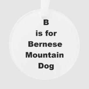 b ist für berner sennenhund.png ornament