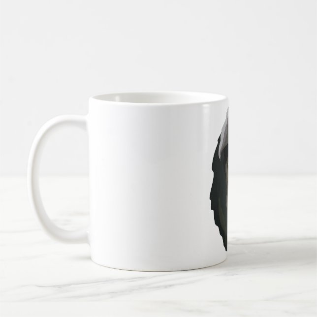 B ist für Black Howler Monkey Kaffeetasse (Links)