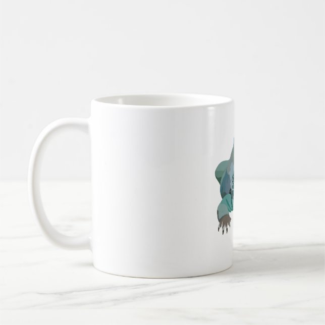 B ist für Blue Iguana Kaffeetasse (Links)