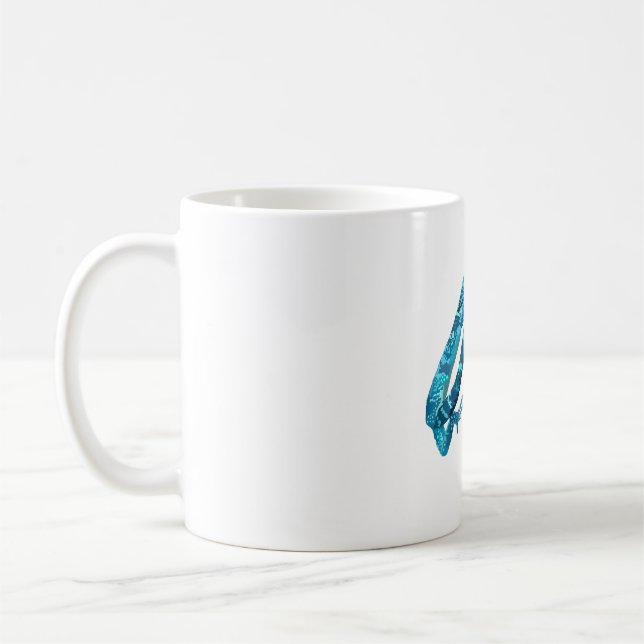 B ist für Blue Tree Monitor Kaffeetasse (Links)