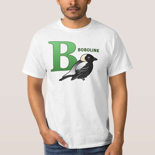 B ist für Bobolink T-Shirt (Vorderseite)
