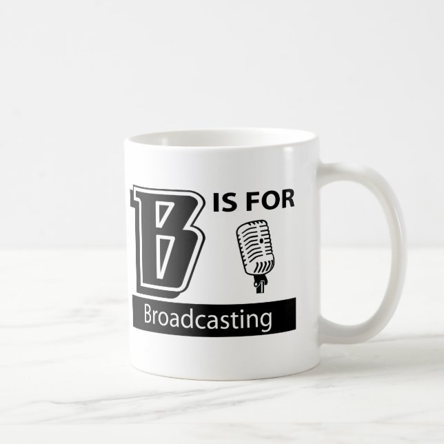 B ist für den Rundfunk Kaffeetasse (Rechts)