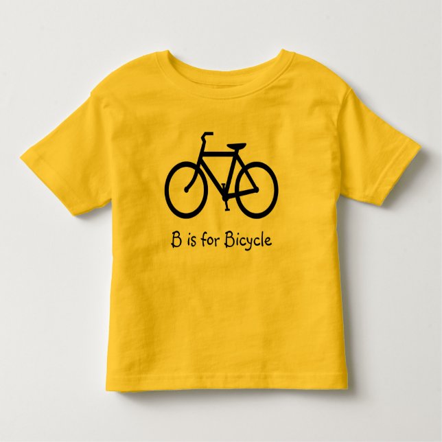 B ist für Fahrräder Kleinkind T-shirt (Vorderseite)