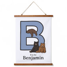B ist für... personalisiertes Briefposter.