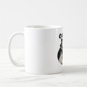 B ist für Schwarzweiß-Colobus Kaffeetasse