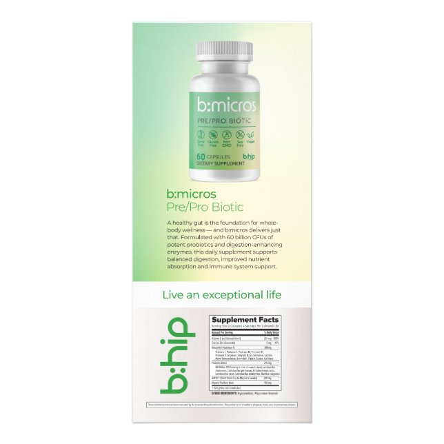 b:micros werbekarte (Vorne)