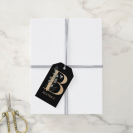 B Monogram Personalisierte Geschenktasten Geschenkanhänger