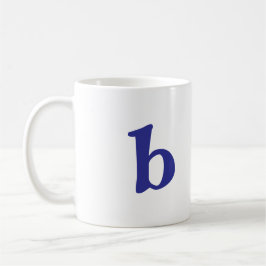 B Monogram White Classic Mug