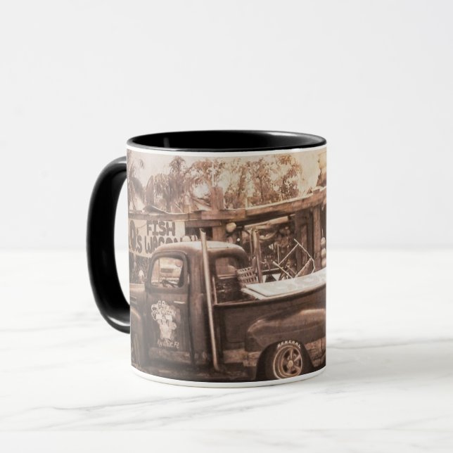 B.O.'s Fish Wagon Tasse (Vorderseite Links)