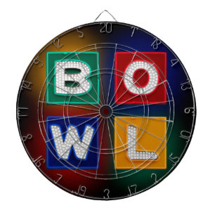 B O W L Neon Dartscheibe