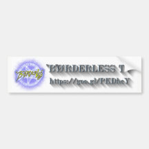 "B"ØRDERLESS TV LOGO バンパーステッカー ver2.1