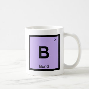 B - Periodisches Tabellensymbol für Oregon Chemist Kaffeetasse