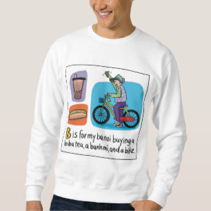 B pour Boba Crewneck Sweatshirt