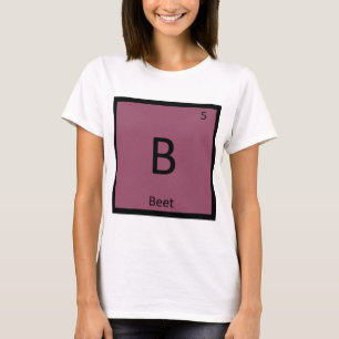 B - Regelmäßiges Symbol für die Pflanzenchemie von T-Shirt