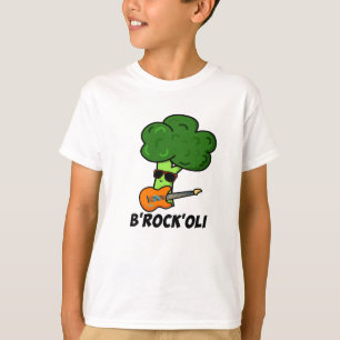 B-Rock-Oli Niedlich Rocker Broccoli Pun T-Shirt