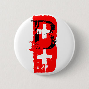 B+ Schaltfläche Bluttyp Button