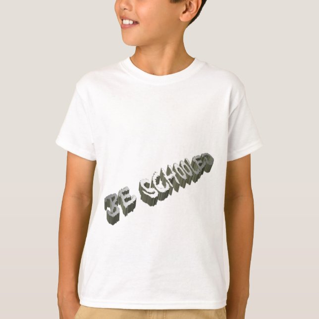 B. Schooled-Gray-Wt T-Shirt (Vorderseite)