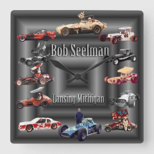 B Seelman Clock Quadratische Wanduhr