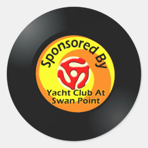 "B" Seite 5 Runder Aufkleber