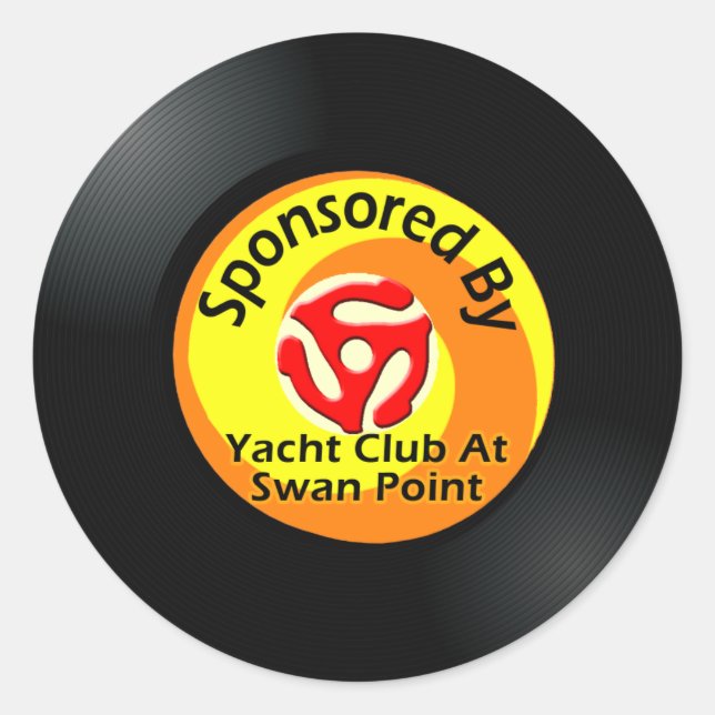 "B" Seite 5 Runder Aufkleber (Vorderseite)