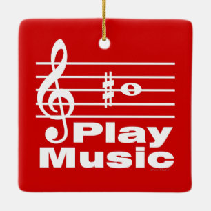 B Sharp Musical Notation Keramikornament