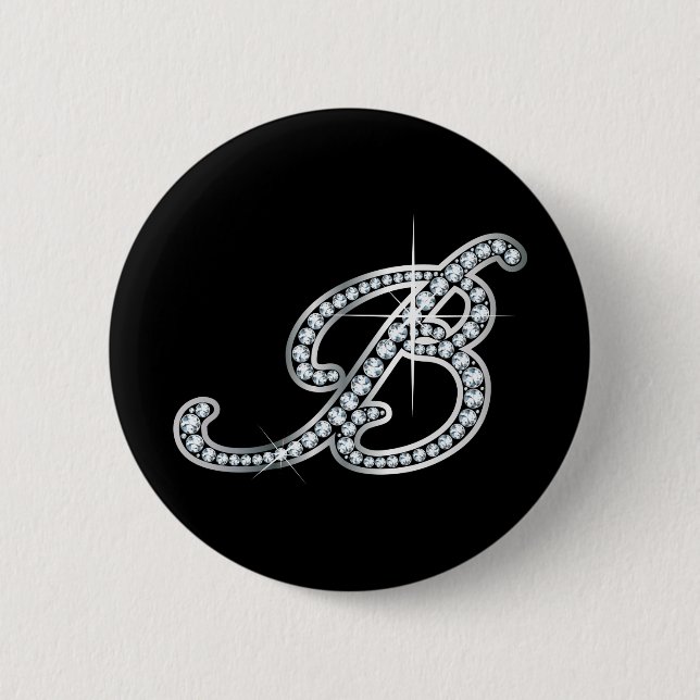 B-Skript "Diamond Bling" Button (Vorderseite)