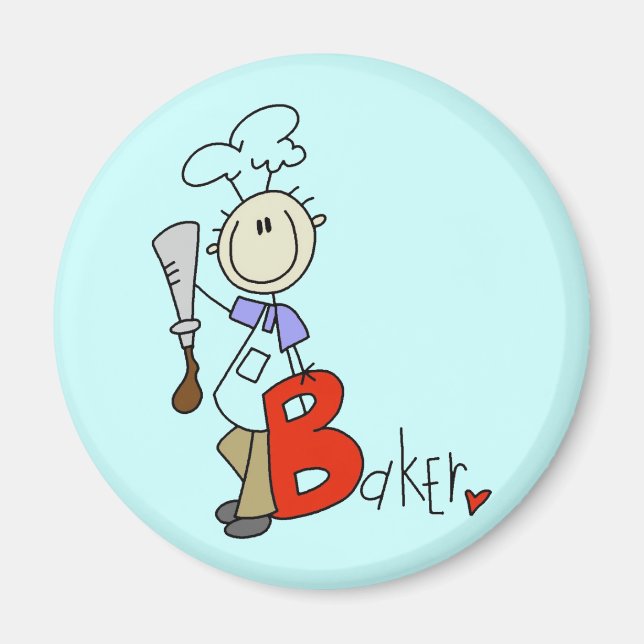 B steht für Bäcker Magnet (Vorne)