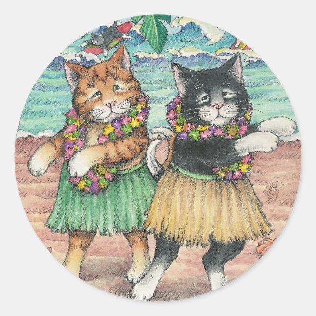 B & T #10 Hula Stickers (Vorderseite)