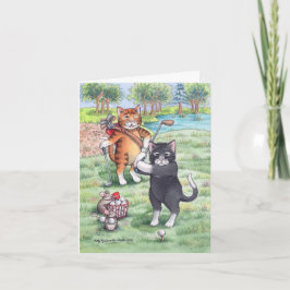 B & T #55 Golf Geburtstag Hinweis Karte