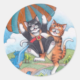 B & T #57 Stickers Parachute