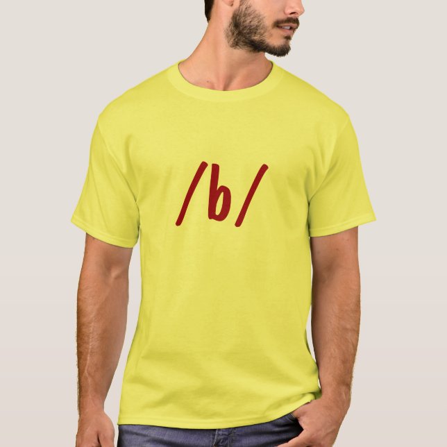 /b/ T-Shirt (Vorderseite)