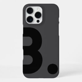 B. - Typografie-Etui iPhone 16 Pro Max Hülle