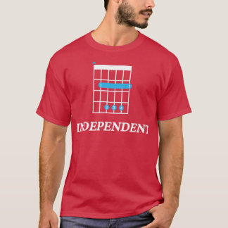 B Unabhängiges B Gitarrenchord Tab Dark Theme T-Shirt
