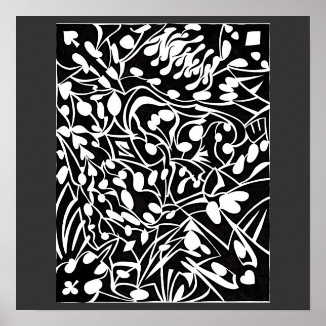 B und W Art Poster (Vorne)