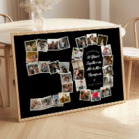 B & W 50. Jubiläum 50 Jahre Fotocollage