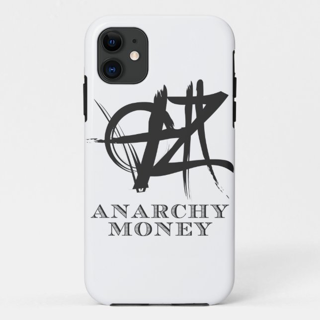 B&W Anarchie-Geld schützender iPhone 5S Fall Case-Mate iPhone Hülle (Rückseite)