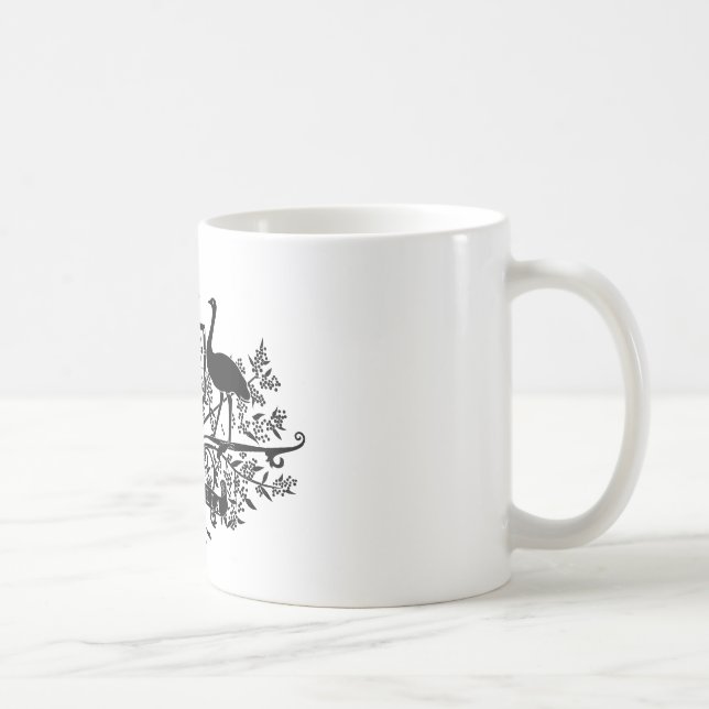 B/W Australien Wappen Kaffeetasse (Rechts)