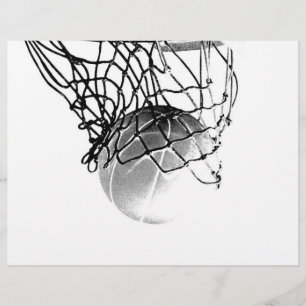 B&W Basketball Flyer