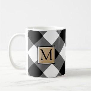 B&W Buffalo Karo Monogram Kaffeetasse