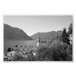 B&W Como See Fotodruck