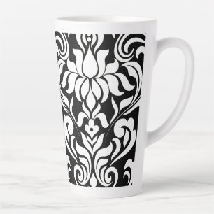 B&W Damast (passendes Journal erhältlich) Latte-Mu Milchtasse