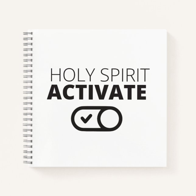 B/W Das Symbol "Heiliger Geist" aktiviert das Symb Notizbuch (Vorderseite)