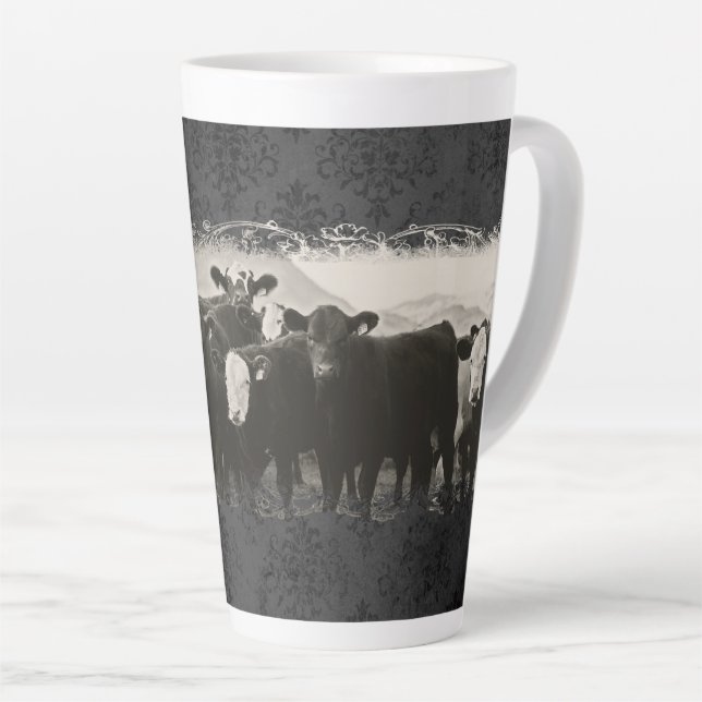 B&W HERD LATTE MUG (Angle droit)