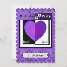 b&w Lila Herzen schlagen