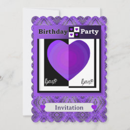 b&w Lila Herzen schlagen