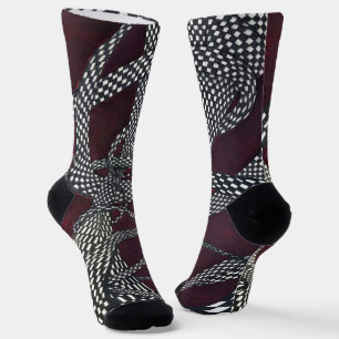 B&W&R-Netz Socken