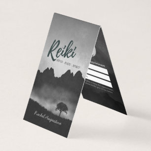 B&W Reiki Yoga Instruktor Preis Liste Ernennung Visitenkarten