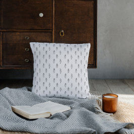 B&W Vintages Muster Viktorianischer Mädchen aus de Kissen