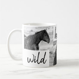 B&W Wild Horse Lover Kaffeetasse