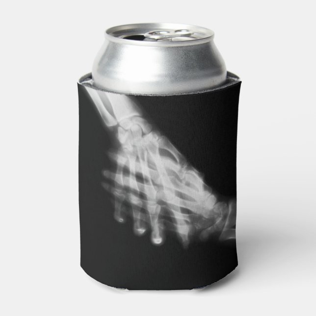 B&W X-Ray Skeleton Hand Shake Dosenkühler (Kanne Vorderseite)